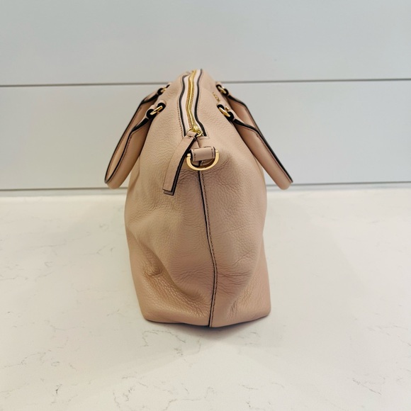 NWT TORY BURCH Friday Satchel Bag in Light Oak - Picture 7 of 13